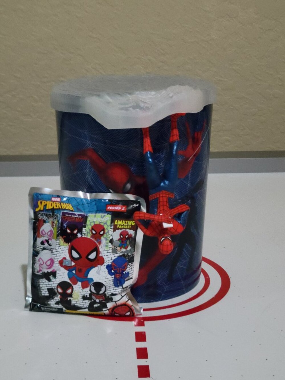 Spider-Man Brand New Day Popcorn Bucket AND Bag Clip